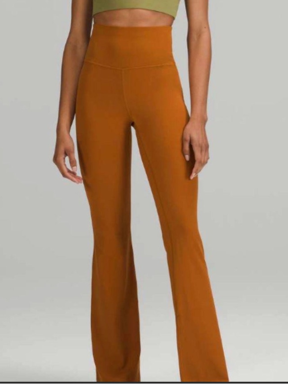 Lululemon brown wide leg leggings size 4